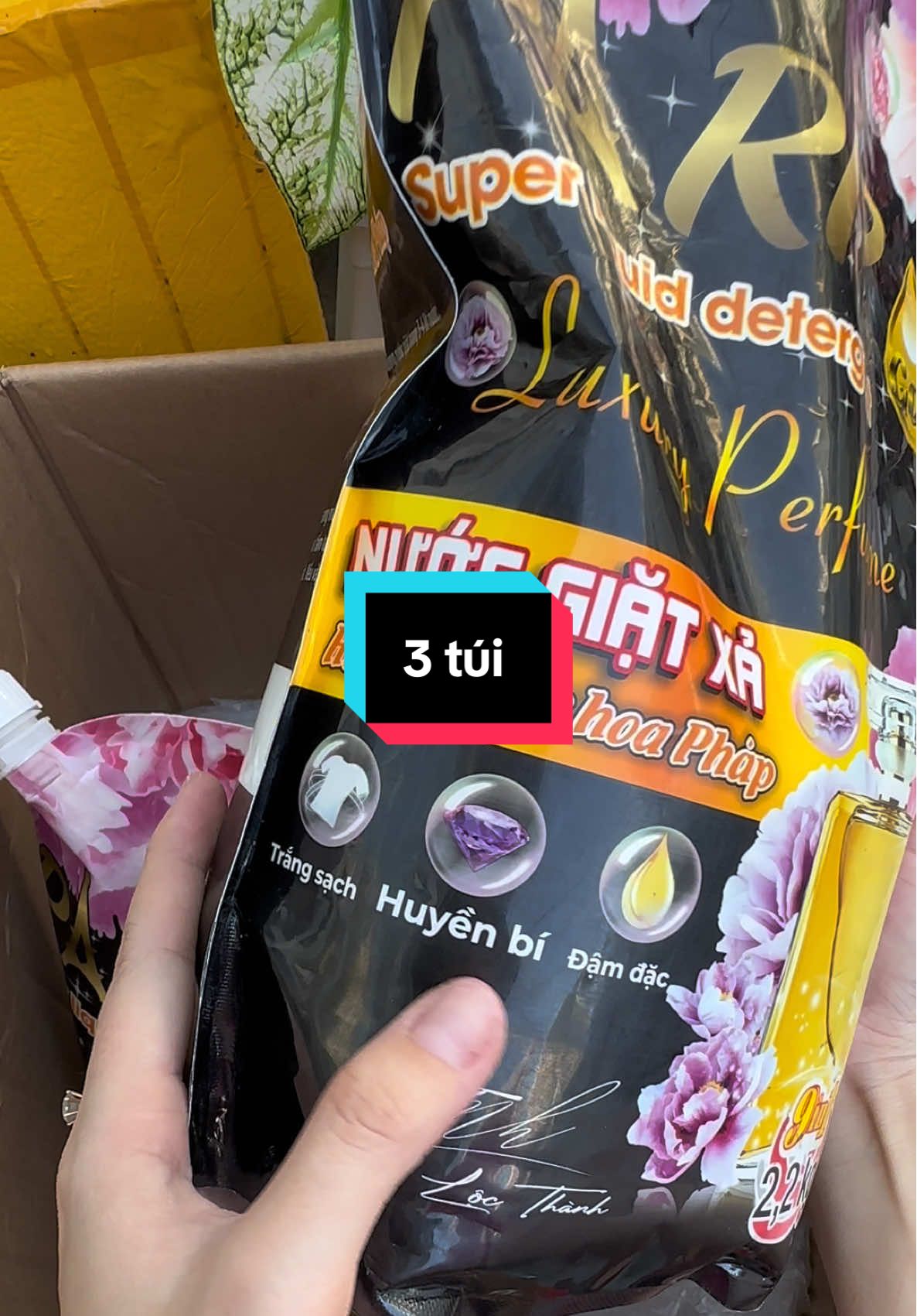 Combo 3 túi nước giặt xã đậm đặc thơm lâu miễn ship #letuven #nuocgiat #nuocgiatxa #nuocgiatxaparis  @Mẹ Bim Bim  @Mẹ Bim Bim  @Mẹ Bim Bim 