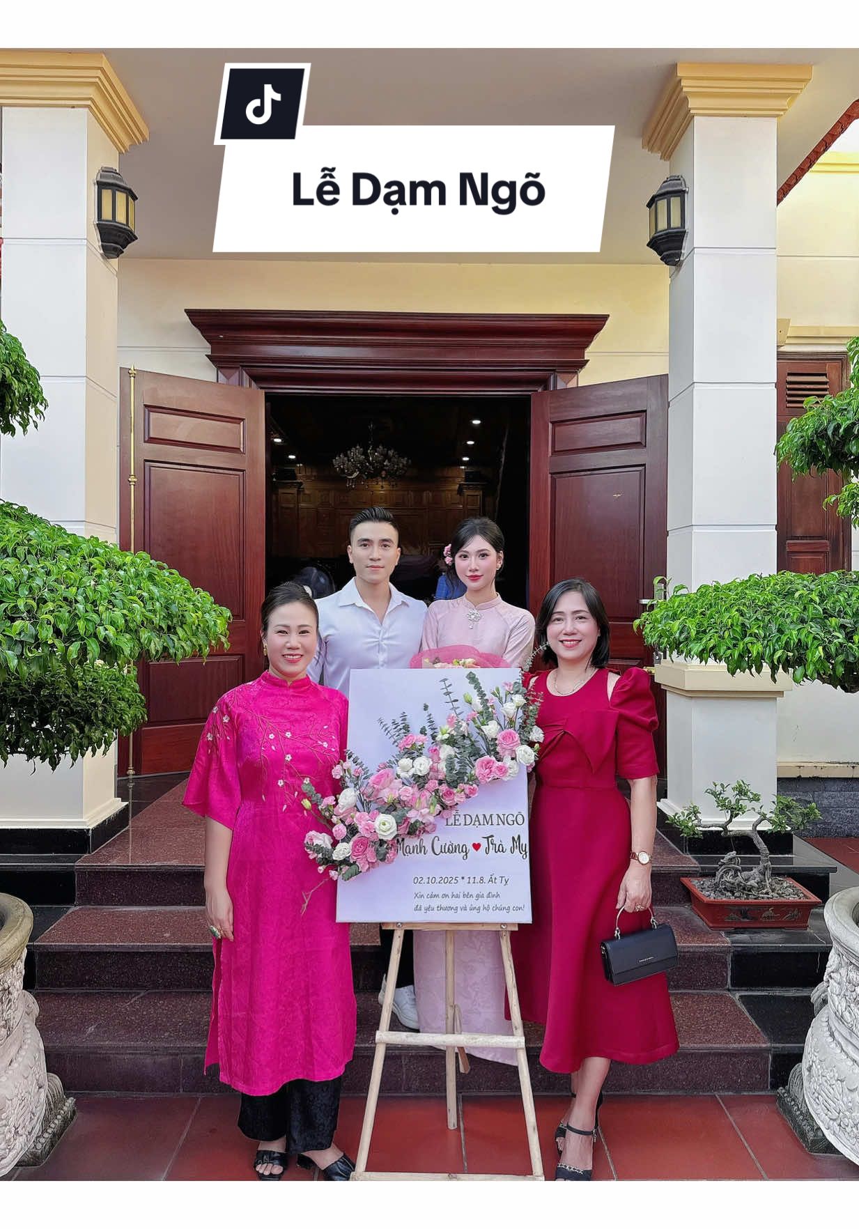 Lễ dạm ngõ của tụi mình. Xin cảm ơn gia đình hai bên đã yêu thương và vun đắp cho chúng con 🥰 #damngo #fyp #xuhuong 