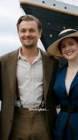 Kapal yang sama, kisah yang berbeda. Siap-siap baper versi modern. #titanic2025 #CinematicAi #FYP #titanic #viralvideo 
