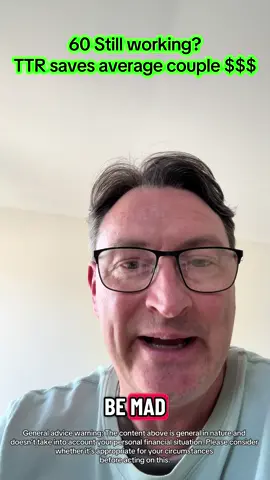 Retirement planning at 60 with transition to retirement (TTR) strategy.#ttr #retirement #sixty60 #adelaide 