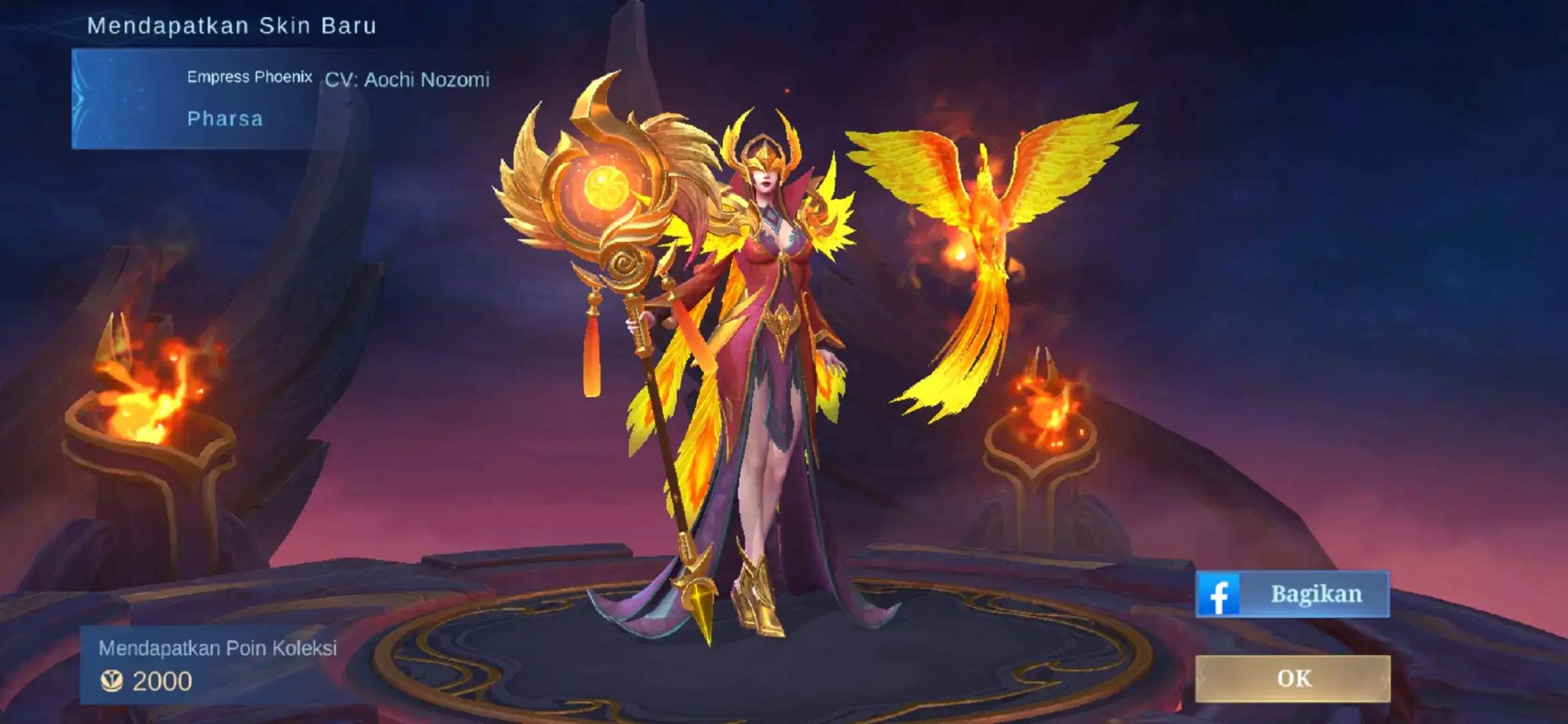 skin idaman dari jaman bahula😆 pas tau hadiahnya ada kolektor pharsa sbnrnya pengen gitu dpt. tp ya namanya gacha kan😁 jd pasrah mau dpt apa😅 eh ternyata iseng 10x gacha pertama dpt dongg🥰🥰 #fyp #mlbb #aspirantskin #gacha 