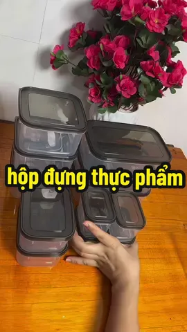 combo 15hộp đựng thực phẩm deli giúp không gian tủ lạnh bạn trở nên gọn gàng#kimthoareview#hopdubgthucpham#