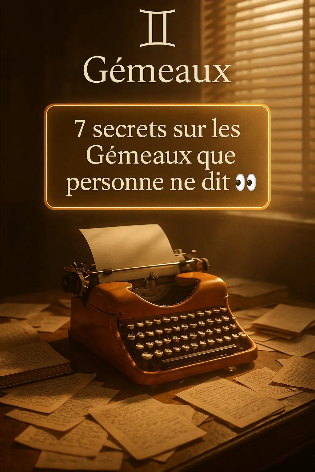 ✨ « 7 secrets sur les Gémeaux que personne ne dit 👀♊ Est-ce que tu te reconnais ? » 👉 Abonne-toi pour voir les autres signes ! #gemeaux#zodiaque #pourtoii #astro #signeastrologique 