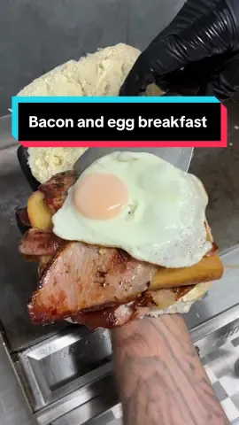 Bacon and egg breakfast #creatorsearchinsights #baconandeggs #breakfast 
