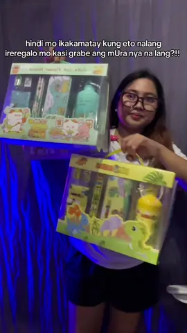 tapos with box pa?! huyy! hanap mo affordable pero magandang panregalo diba? eto na yun!! #giftideas #giftforkids #affordablegiftideas #panregalo #stationaryset 