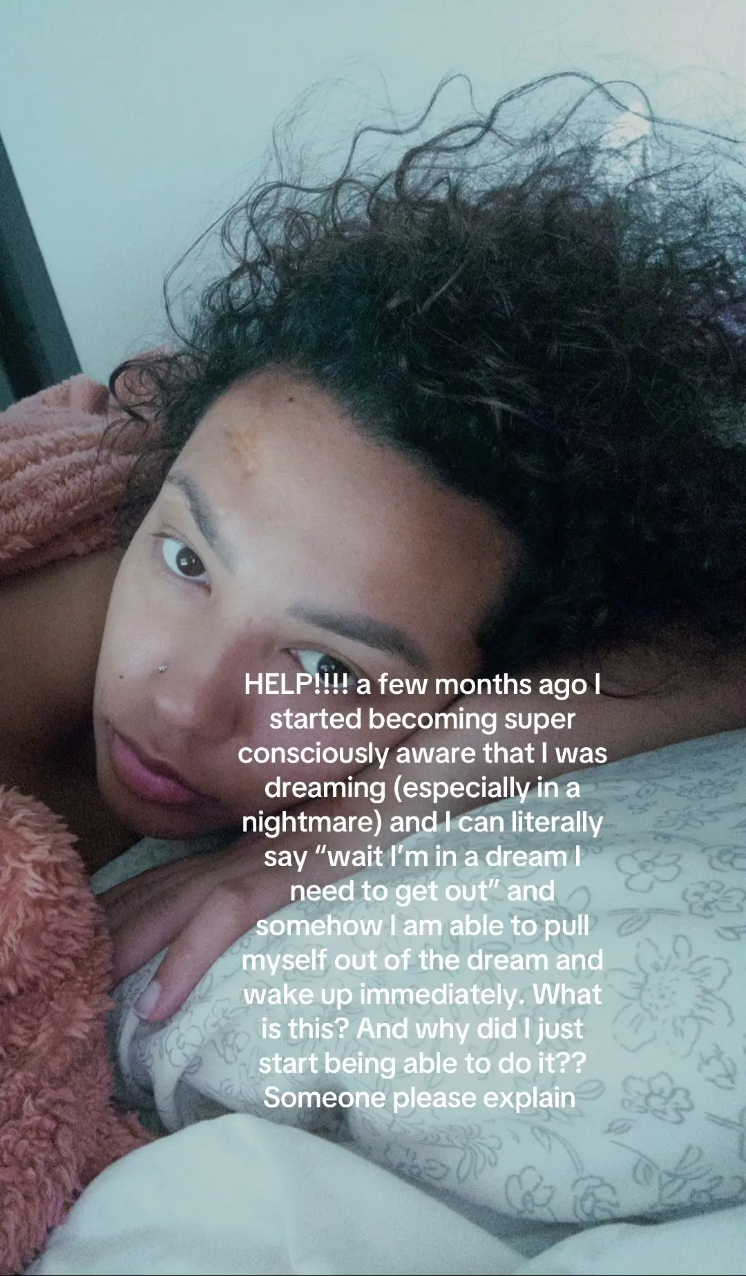 please someone tell me how!!! #dreams #consciousness #relatable #nightmares #vividdreams 