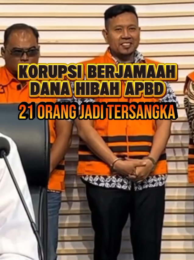 Komisi Pemberantasan Korupsi mengungkap praktik korupsi berjamaah di Jawa Timur. Sebanyak 21 orang ditetapkan sebagai tersangka dalam kasus dugaan suap dana hibah Kelompok Masyarakat atau Pokmas yang bersumber dari APBD Jatim periode 2019-2022.  #proyekambisius #korupsi #ceritadigital #mantapjiwa #tetapbersyukurdanberdoa 
