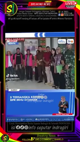 11 Tahun Korupsi Senyap di Perumda BPR Indra Arta Riau, 9 Orang Jadi Tersangka Rengat,- Kejaksaan Negeri (Kejari) Indragiri Hulu (Inhu), Riau menetapkan sembilan orang tersangka kasus korupsi pengelolaan keuangan daerah di Perusahaan Umum Daerah (Perumda) Bank Perkreditan Rakyat (BPR) Indra Arta, Kamis (2/10/2025). Pelaksana tugas Kepala Kejati Riau Didie Tri Haryadi menyebut, korupsi ini berlangsung sejak 2014 hingga 2024 dengan total kerugian negara mencapai Rp 15 miliar. Aksi tersebut terungkap setelah audit Inspektorat Inhu. Sembilan orang telah ditetapkan sebagai tersangka oleh Kejari Inhu. Saat ini para tersangka ditahan 20 hari ke depan di Rutan Kelas II B Rengat, Inhu,