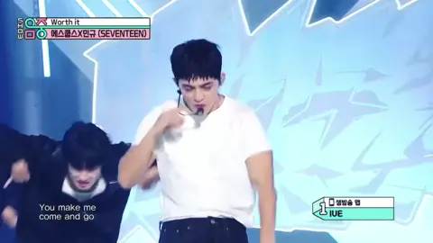 WORTH IT ON MUSIC CORE TODAY!! #scoups #mingyu #seventeen 