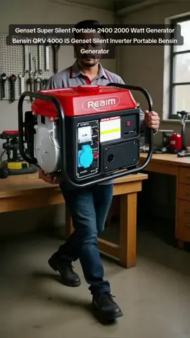 Genset Super Silent Portable 2400 2000 Watt Generator Bensin QRV 4000 IS Genset Silent Inverter Portable Bensin Generator #MesinGensetPortable #MesinGensetSuperSilent 