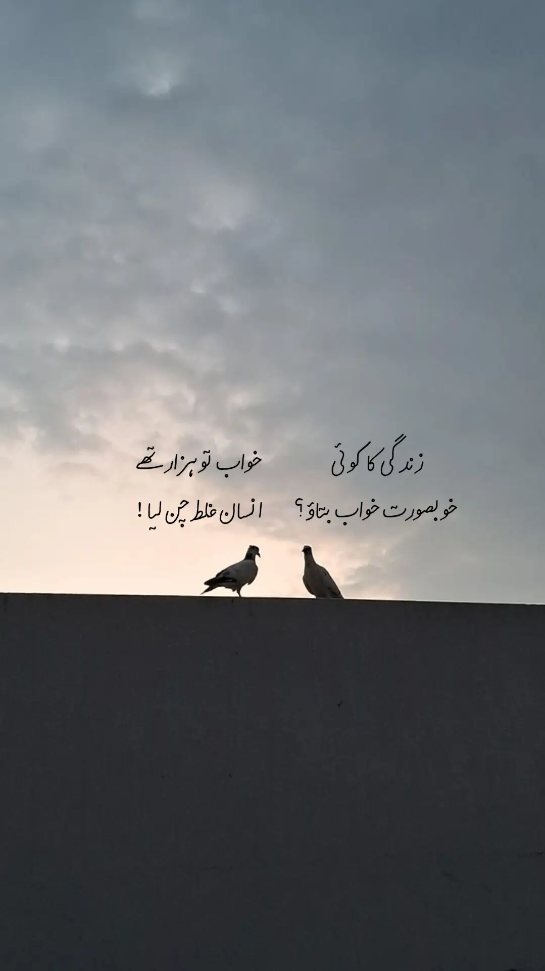 خواب تو ہزار تھے مگر انسان نے غلط چُن لیا، شاید اسی لیے منزل تک پہنچنے سے پہلے ہی تھک گیا۔ زندگی نے جو راستے دکھائے، وہ سب روشن تھے مگر دل نے وہی راہ اپنائی جس پر اندھیرا زیادہ تھا۔ کبھی کبھی ہم اپنی خواہشوں کے پیچھے اتنے اندھے ہو جاتے ہیں کہ اصل سکون کو کھو بیٹھتے ہیں۔ خواب بُرے نہیں ہوتے، بس انتخاب میں ذرا سی لغزش انسان کو بہت دور لے جاتی ہے۔ #foryou #foryoupage #fyp #viral #trending 