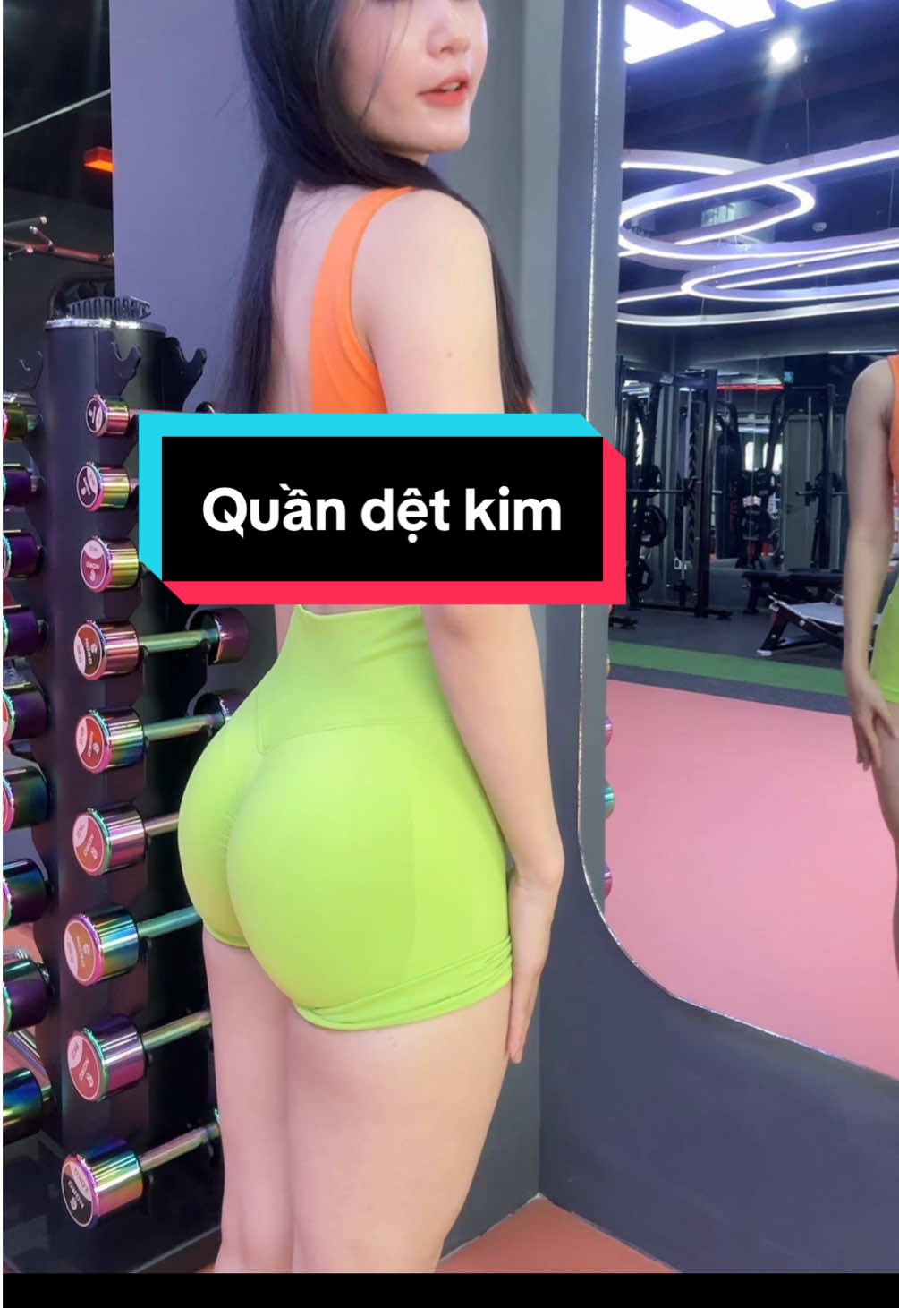 Quần dệt kim tôn v3 nâng quả 🍑 cao căng tròn . Đi tập luôn phải cháy nha các nàng#hagym #dotapgym 