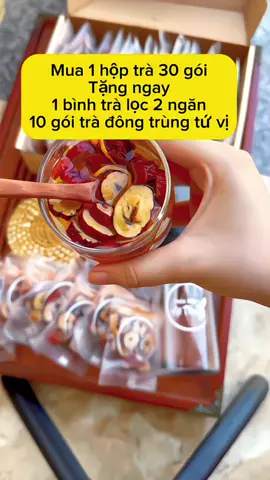 Tri ân cho các anh chị khi mua 1 hộp trà 30 gói tặng ngay 10 gói và 1 bình trà lọc 2 ngăn #tradongtrungtuvi #thaomocanphuong #xuhuong 