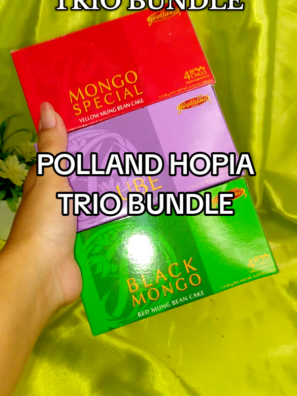POLLAND HOPIA  TRIO BUNDLE 😋😋🤤 #hopia #pollandhopia #pollandhopiatriobundle #fyp 