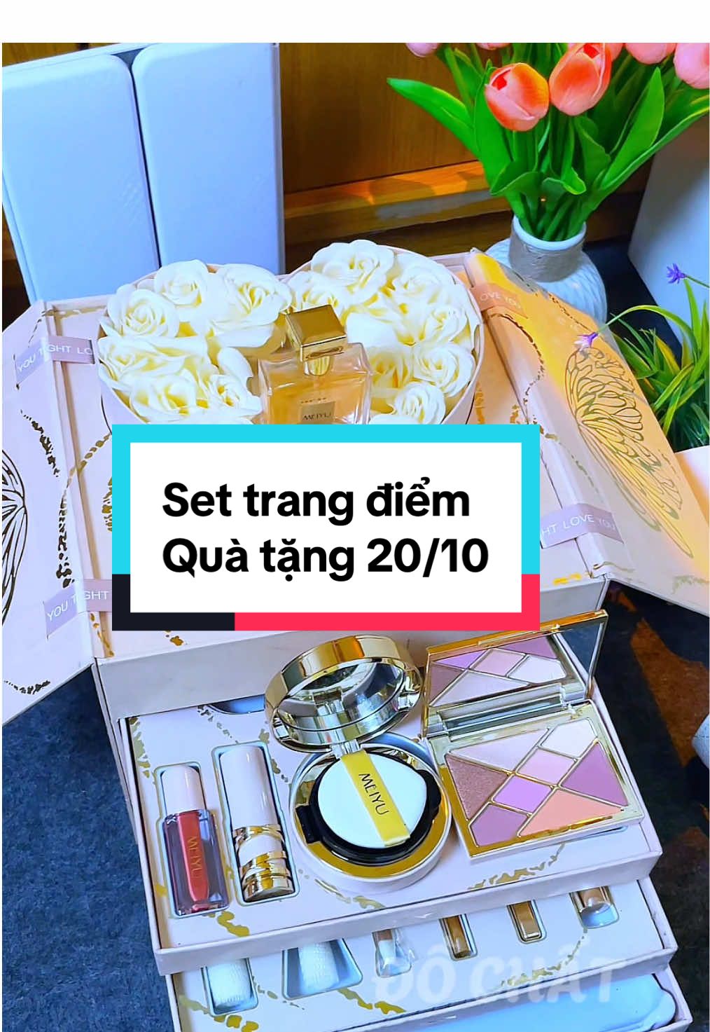 Quà xinh 20/10 set trang điểm cao cấp Meiyu 12 món #quatangnguoiyeu #quatang20_10 #quatangbangai #quatangsinhnhat #settrangdiemmeiyu 