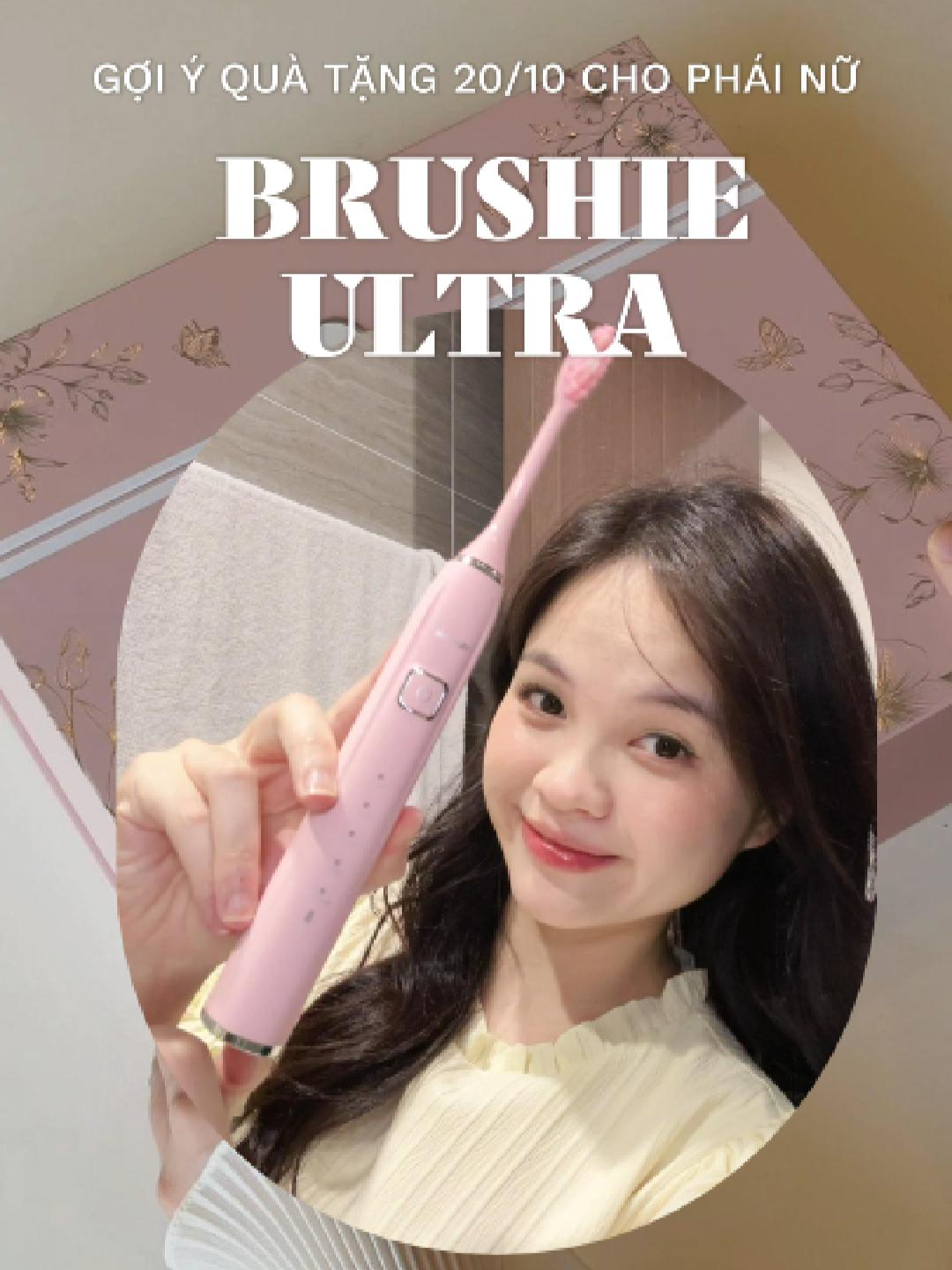 Brushie Ultra – Quà cho yêu thương. Thiết thực, tinh tế, khác biệt. Tặng nàng bàn chải điện top 1 để mỗi ngày đều nhớ rằng: bạn luôn quan tâm đến nụ cười của cô ấy. #xuhuong #banchaidien #brushieultra #chamsocrangmieng #viral #20thang10 #brushievietnam #womenday #fyp