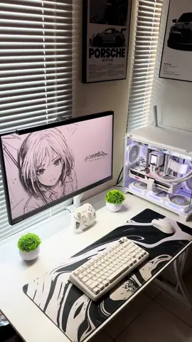 Full white #cleansetup #pc #white #setup #rtx 