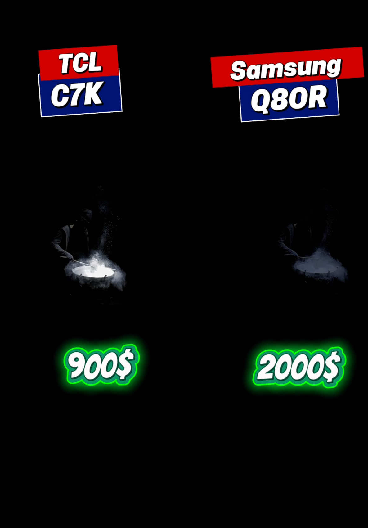 TCL vs Samsung !? #samsung #tcl 