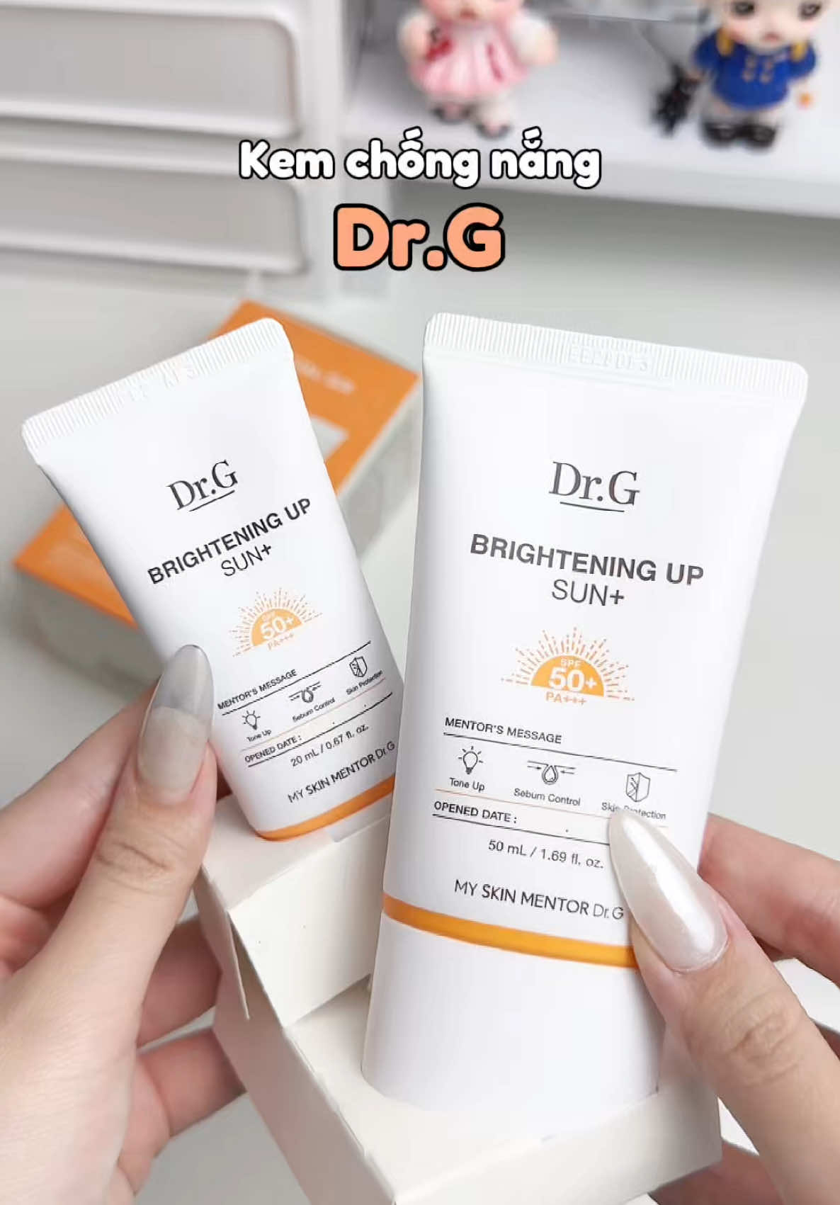 Kem chống nắng nhà Dr.G okila lắm nè mn ☀️😚 #drg #kcn #kemchongnang #kemchongnangnangtone #kemchongnangkiemdau  