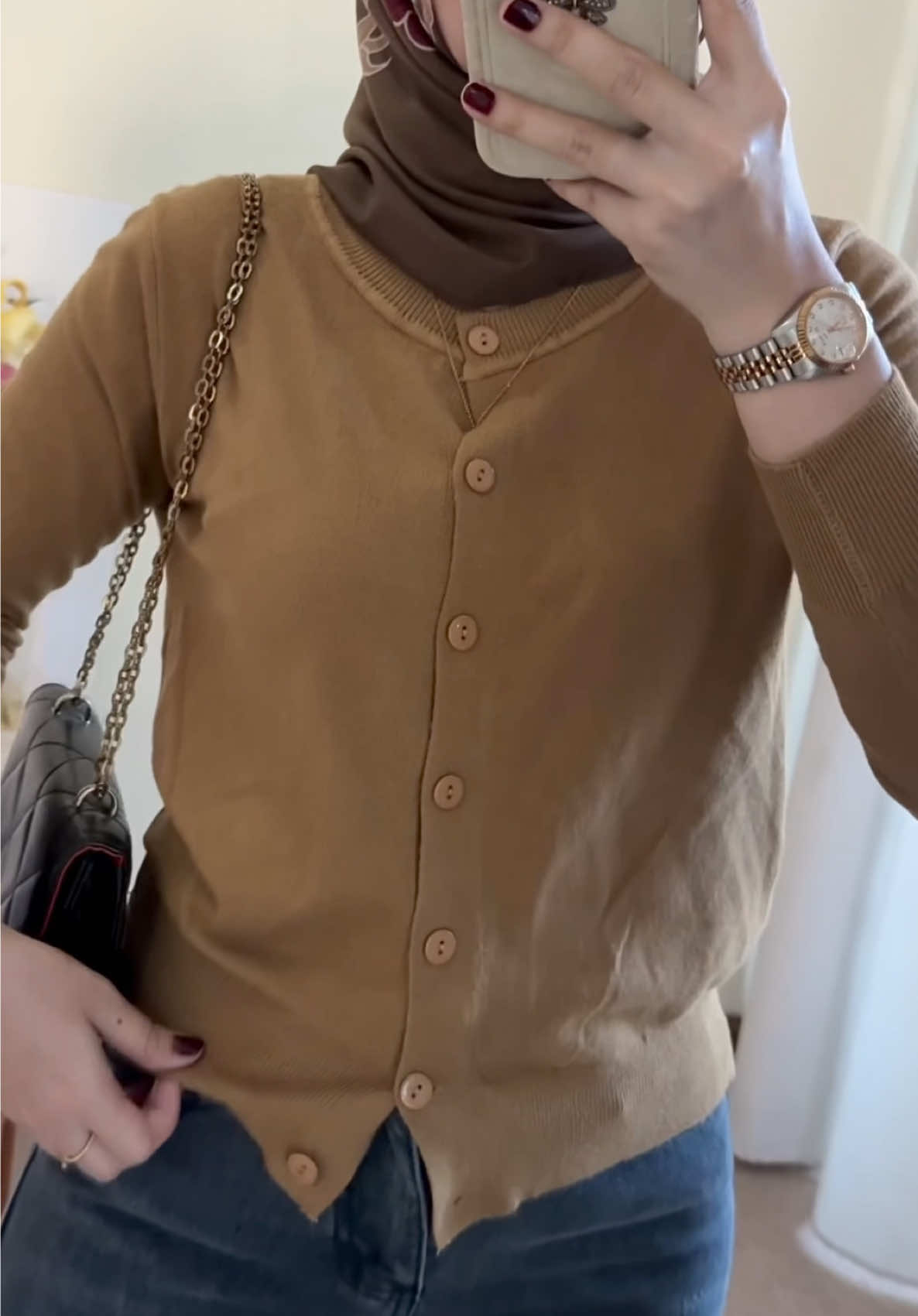 cardigan lembut tak panas