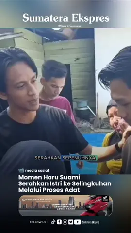 Sebuah video prosesi adat Tolaki di Konawe, Sulawesi Tenggara, viral di media sosial setelah memperlihatkan seorang suami berinisial SRH menyerahkan istrinya kepada pria selingkuhan. Peristiwa yang berlangsung di Desa Puudombi, Kecamatan Tongauna Utara, pada Kamis (2/10/2025) pagi itu dilakukan melalui prosesi adat Tolaki yang dikenal dengan sebutan Mosehe atau Mowea Sarapu. Kepala Desa Puudombi, Safrudin, membenarkan peristiwa tersebut. la menjelaskan, prosesi adat dihadiri oleh semua pihak, termasuk SRH, istrinya NS, dan pria selingkuhannya. Meski berusaha tegar, SRH tampak lirih saat menyerahkan istrinya kepada pria lain di hadapan publik. 