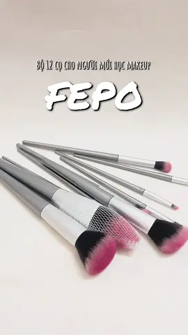 FEPO set 10 cọ trang điểm, bộ #ttbphuong_ugc #xh #viral 