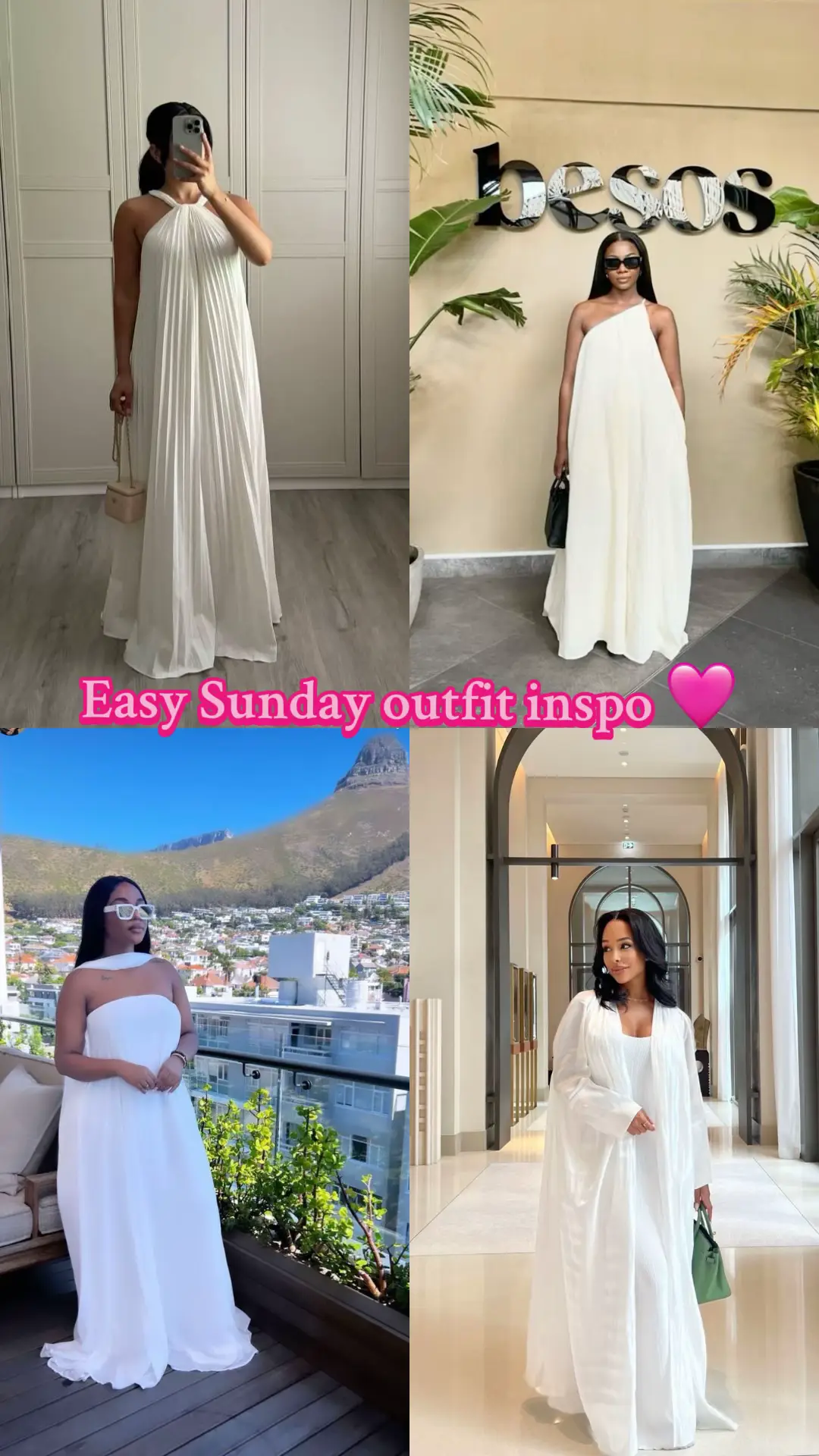 Easy Sunday outfit inspo 🩷 #outfit  #outfitinspo  #ladieswear  #foryoupage❤️❤️  #dresses  #girliecloset 