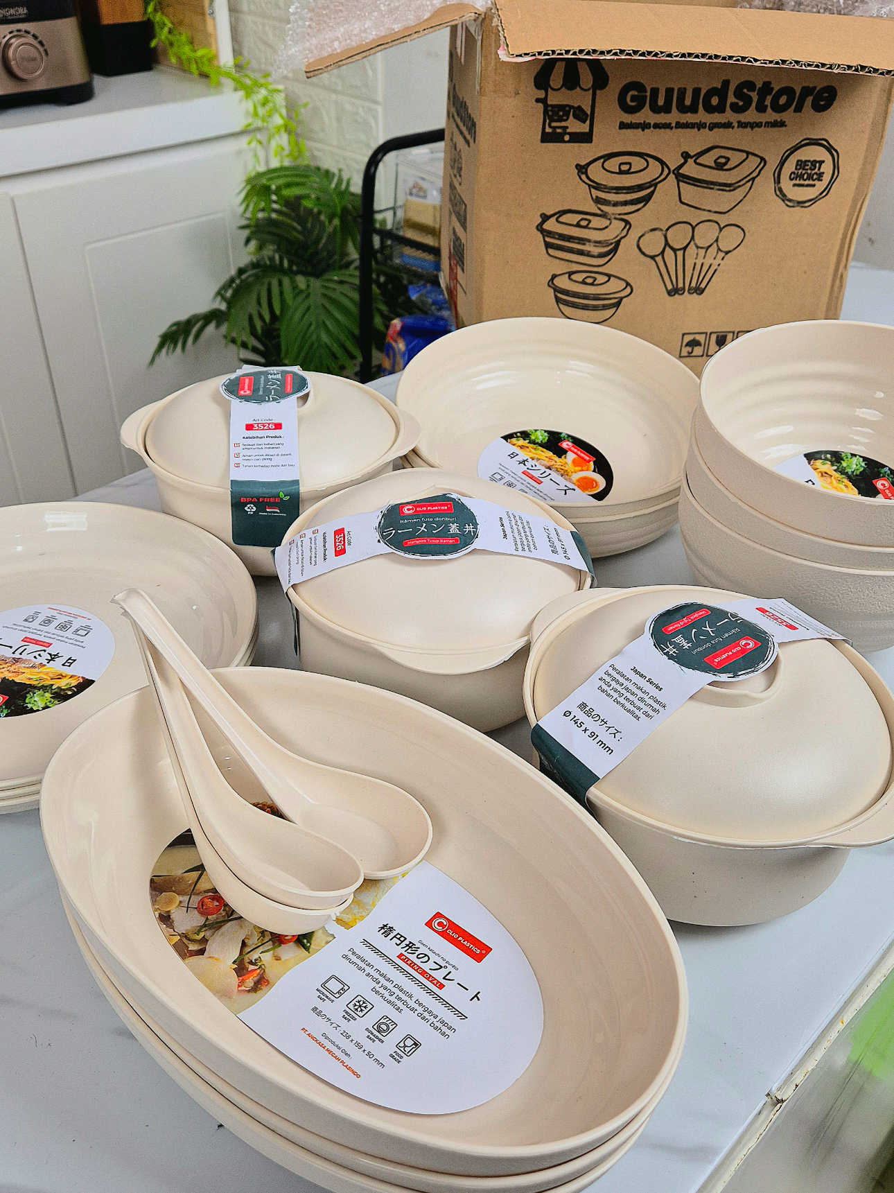 Membalas @ratna.melani set paket mangkok piring lengkap murah kualitas bagus #mangkok #piring #mangkokplastik #piringplastik #setmangkok 