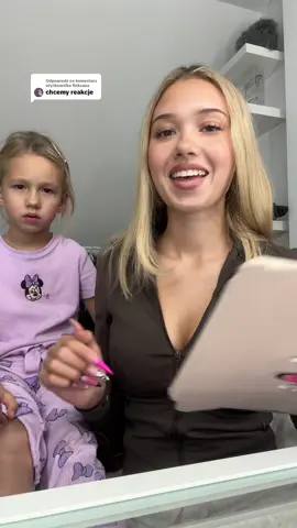 Odpowiadanie użytkownikowi @Roksana  OBIECANA REAKCJA 🫣🫣 #siostry #dc #rodzenstwo 