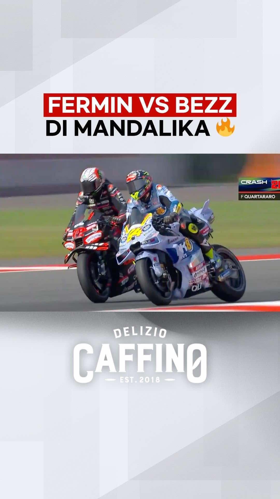 #MotoGP 🏍 - Duel paling seru di #IndonesianGP 2025 sementara ini, pertarungan sengit antara Bezzecchi dan Aldeguer ⚔️ #IndonesianGP  Saksikan Balap MotoGP™ di SPOTV NOW! ⏭️ https://onelink.to/spotv_indonesia   Follow kami untuk konten EKSKLUSIF MotoGP™ lainnya! 🏍🏁 #SPOTV #SPOTVIndonesia 
