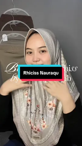 Bergo motif rhiciss dari @NAURAQU HIJAB bahan jersey premium dipakai nyaman dan adem #bergoprinting #bergomotif #nauraquhijab 