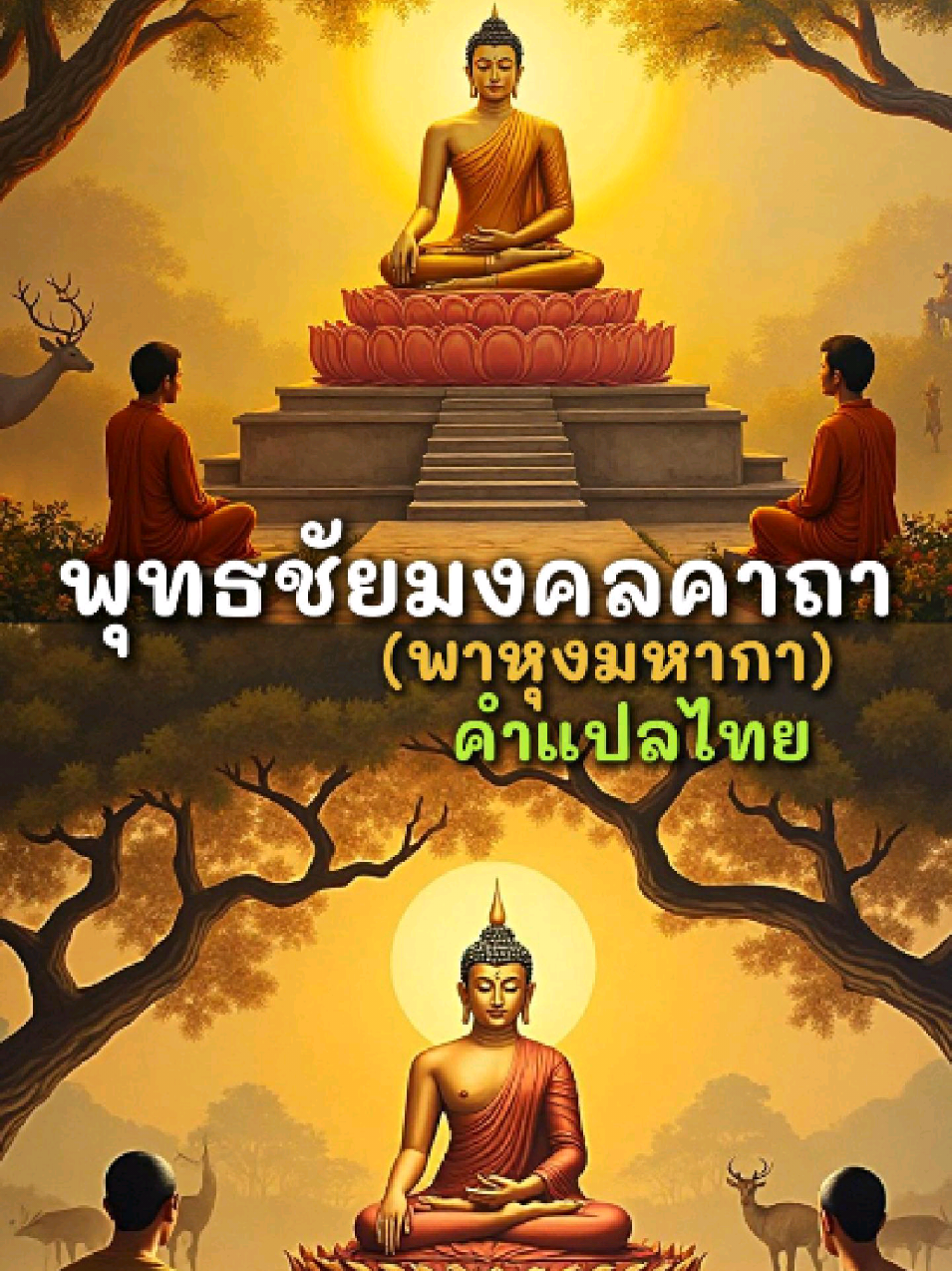 พุทธชัยมงคลคาถา(พาหุงมหากา) พร้อม คำแปลไทย #บทสวดมนต์ #สวดมนต์  #คลิปนี้ต้องฟีด  #สวดมนต์เปลี่ยนชีวิต  #สวดมนต์ไหว้พระ 