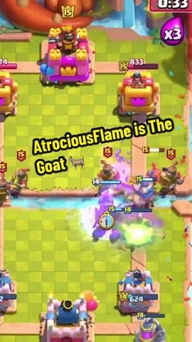 AtrociousFlame is too goated 🔥 #clashroyal #clashroyale #clashroyaledaily #clashtok #clashroyalemoments 
