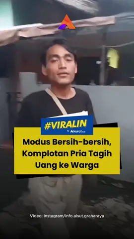 Video tersebut terekam di kawasan RW 08 Lenteng Agung, Jagakarsa, Jakarta Selatan, Kamis (2/10/2025). Menurut keterangan warga setempat, para pria itu diduga sedang mabuk lantaran nampak linglung bahkan bau alkohol. Warga kemudian mengamankan 6 pria yang terlibat aksi itu dan menyerahkannya ke Satpol PP. Warga juga mengatakan mereka telah menyisir sebanyak 07 RT dan ditangkap saat memasuki kawasan RW 09. 🎥: Instagram/info.alsut.graharaya. #viral #modus #penipuan #warga #akuratco