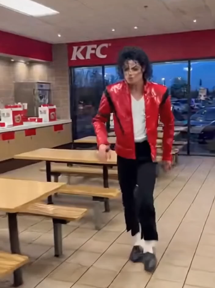 michael jackson KFC #soraai #ai #sora #fyp #viral