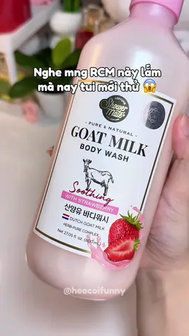 Sữa tắm gì mà thơm nức mũi lun á 🫣😝😝 #suatamnuochoa #suatamgoatmillk #suatamtrangda #suatamhuongnuochoa #xuhuong 