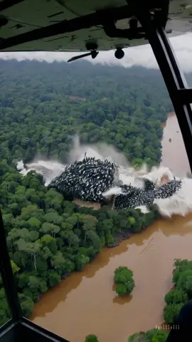 Mysterious Creature Spotted in the Amazon! What Could It Be? 👀🌿 #AmazonRiver #WildlifeMystery #UnidentifiedAnimal #JungleSecrets #NatureEnigma     