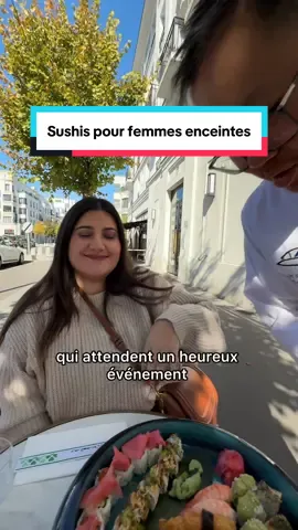 La box de Sushi pour les femmes enceintes qu’il fallait inventer 😗 *invitation* @Goma by @Éric Ticana #sushi##pregnancy##pregnancycraving