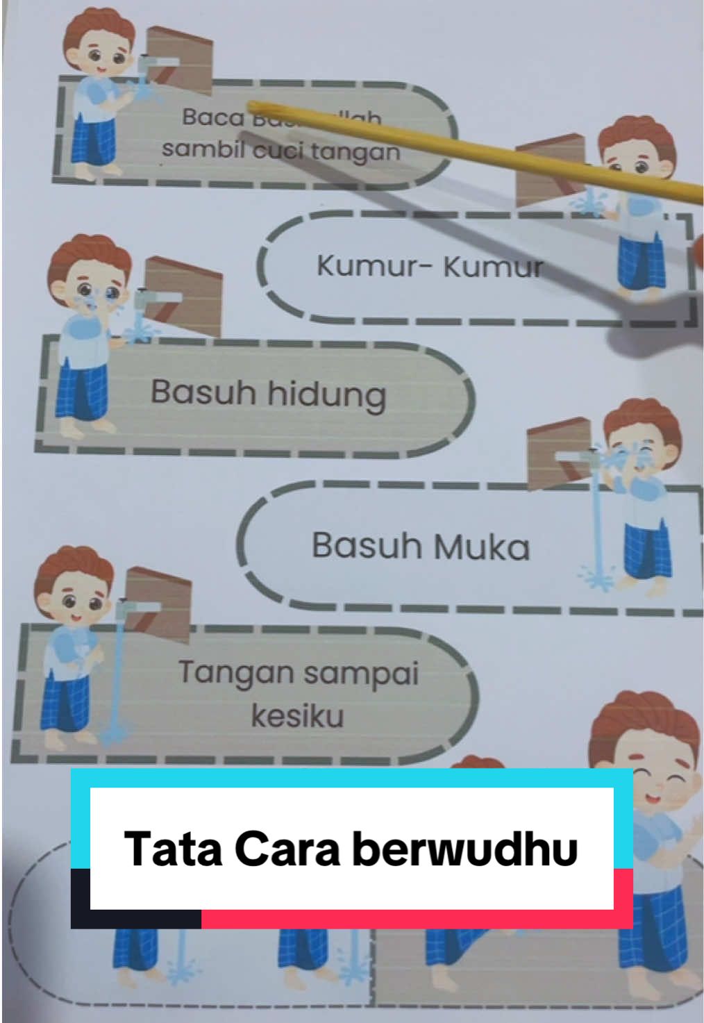 Tata cara berwudhu #laguanak #cara #wudhu #sholat #kontenanak 