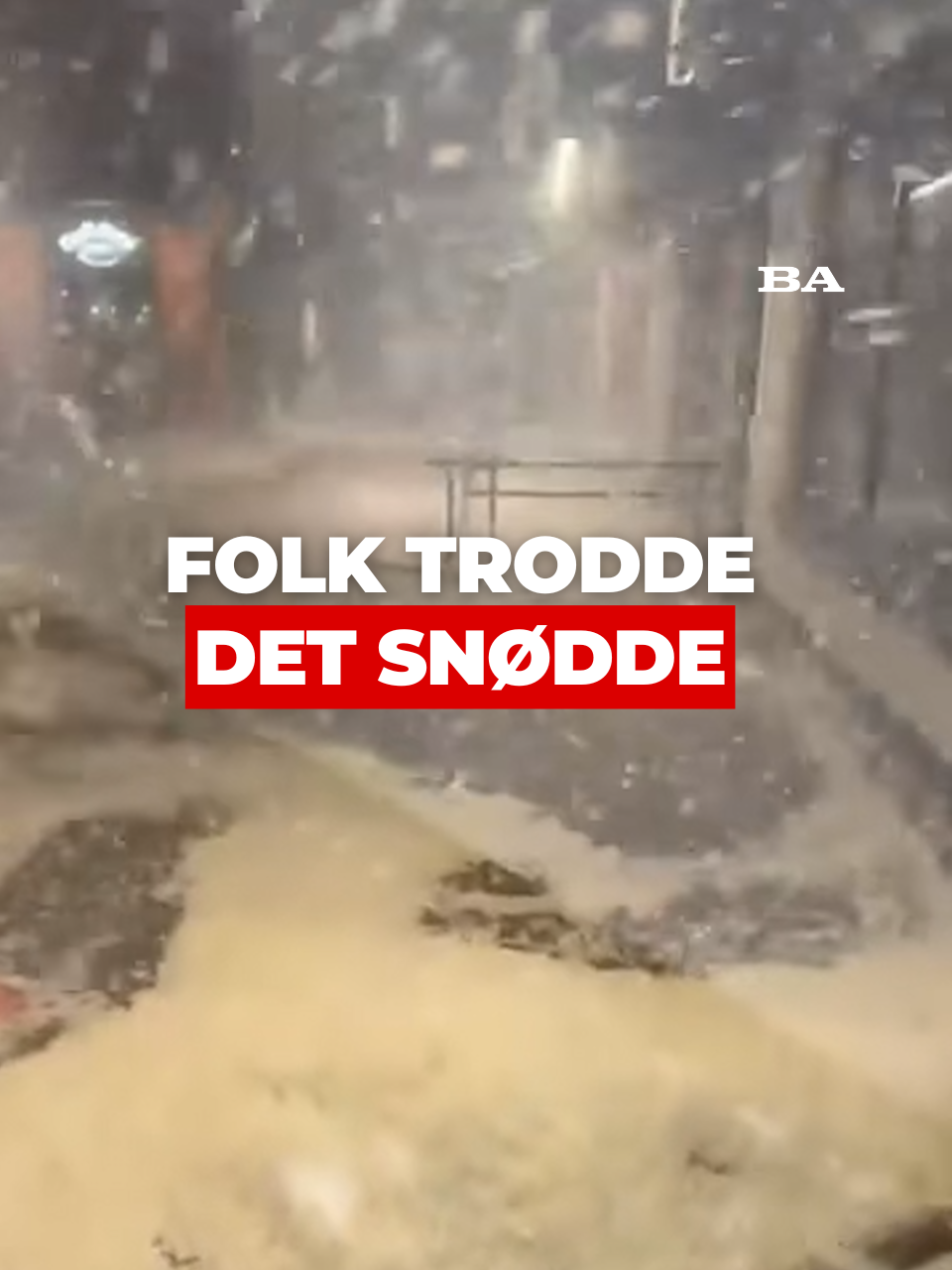 «Amy» har herjet i Bergen i natt.