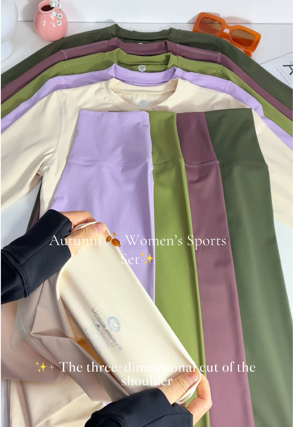 Autumn 🍂 Women’s Sports Set✨#2percent #outfits #gym #OOTD #leggings @TikTok Shop 🇺🇸 