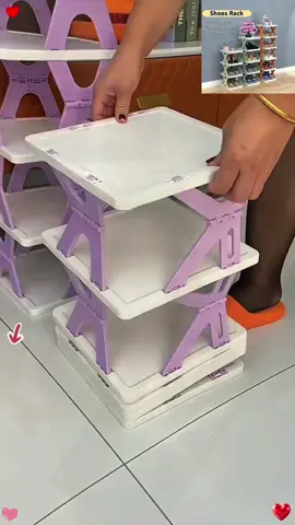 The multi-layer shoe rack is very useful. Click on the basket to buy#fyp #froyou #goothing #tiktokshop 