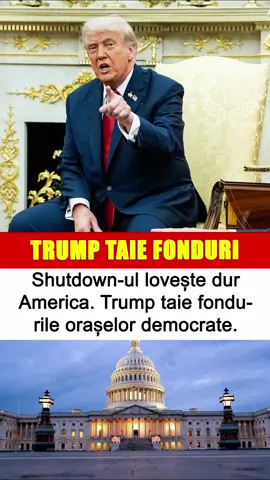 Donald Trump a blocat fonduri de transport din Chicago, afectând un oraș democrat în timpul blocajului guvernamental. Guvernatorul acuză Casa Albă de ostatici. #Trump #Chicago #TransportPublic #BlocajGuvernamental #Politică