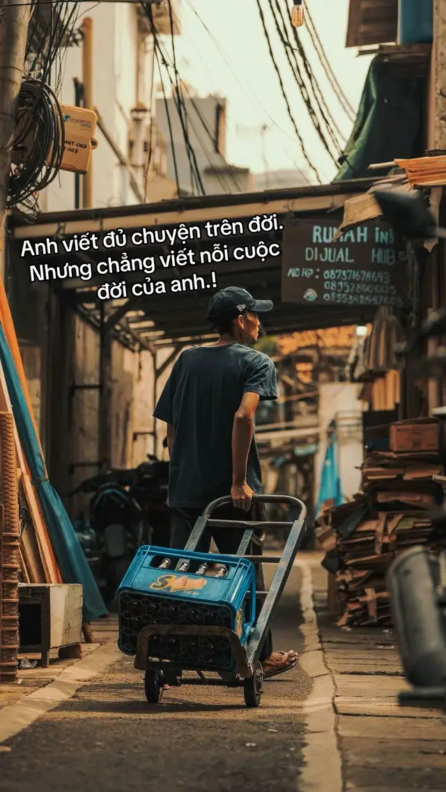 Nhưng chẳng viết nỗi cuộc đời của anh.!
