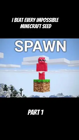 I Beat Every _Impossible_ Minecraft Seed #minecraftseed #foryoupage #explore #Minecraft #viral 