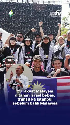 Alhamdulillah Ya Allah 🤲🏼 Semoga diberi kesihatan yang baik dan dipermudahkan segala urusan hero heroin kami Ya Allah 🤲🏼 Credit to: @infiru.🇲🇾  #breakthesiege  #freedomflotilla  #freepalestine  #freepalestine🇵🇸❤️ 