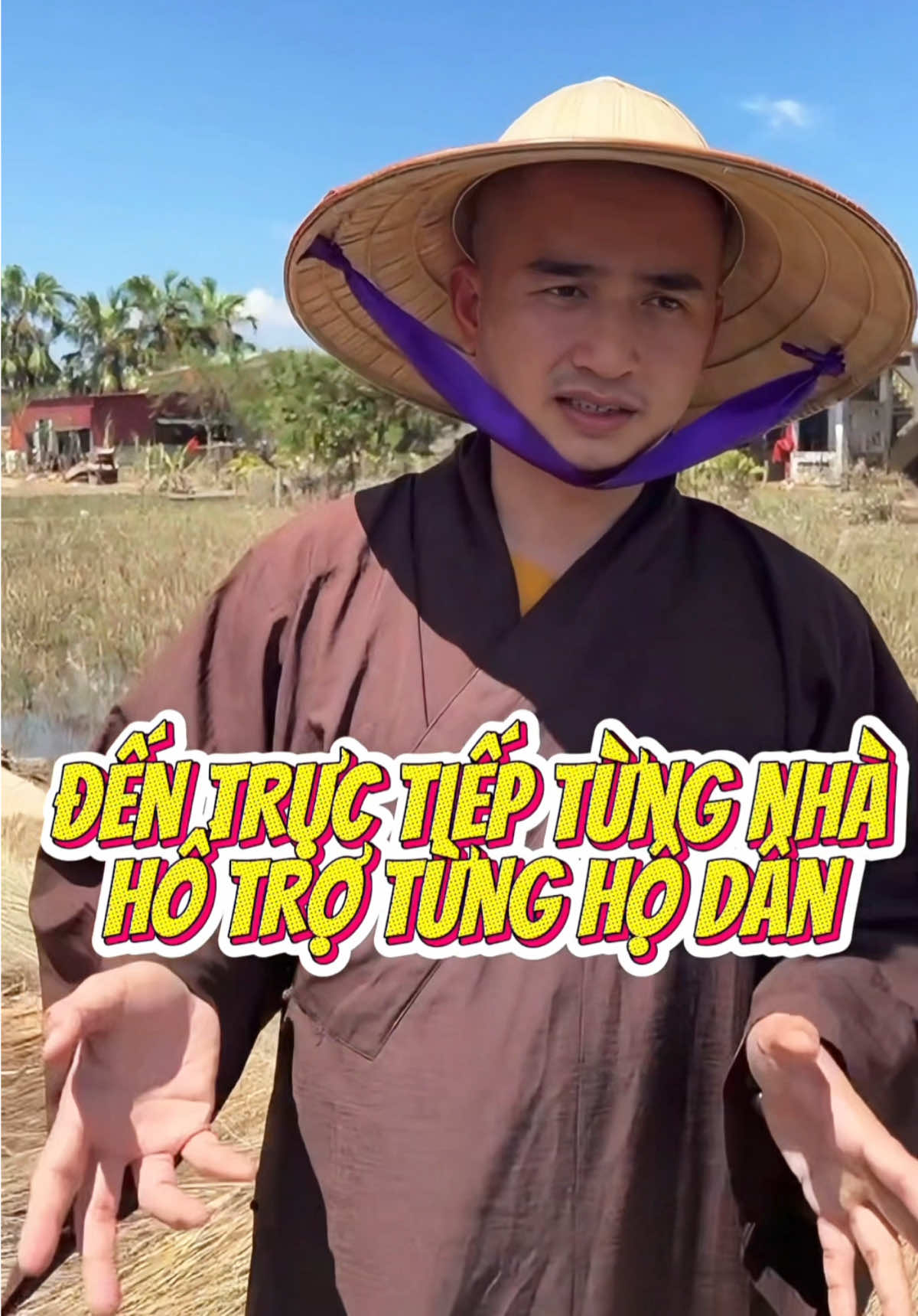 Trực tiếp đến thăm hỏi và hỗ trợ tại nhà từng hộ dân tại Làng An Cư, Xã Các Sơn, Tỉnh Thanh Hoá. #SP #ThíchMinhThiền #cuutromientrung 