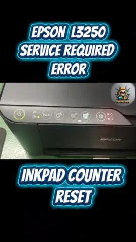 Epson L3250 resetter Service Required error #epsonprinter  #epsonL3250resetter #printertechnician 