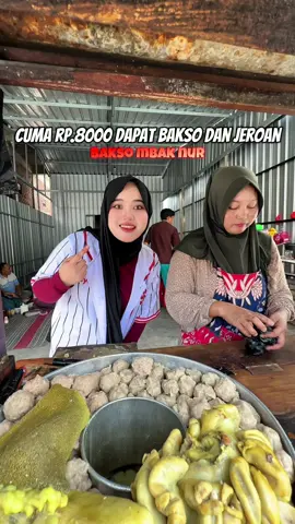 Bakso cuma 8000 sudah dapat jeroan? #Foodie #creatorsearchinsight #kuliner #murah #bakso 
