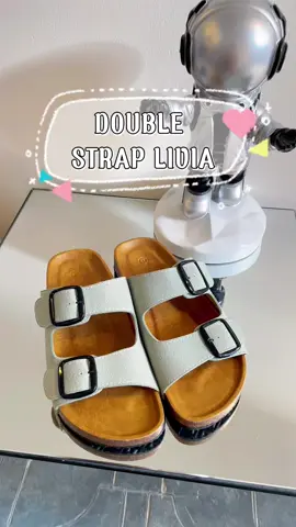Dòng DOUBLE STRAP LIVIA xanh min siu hot của nhà deta!!#detaunisex #depdetrau #Briken #giaydep #xuhướng #depnamnu 